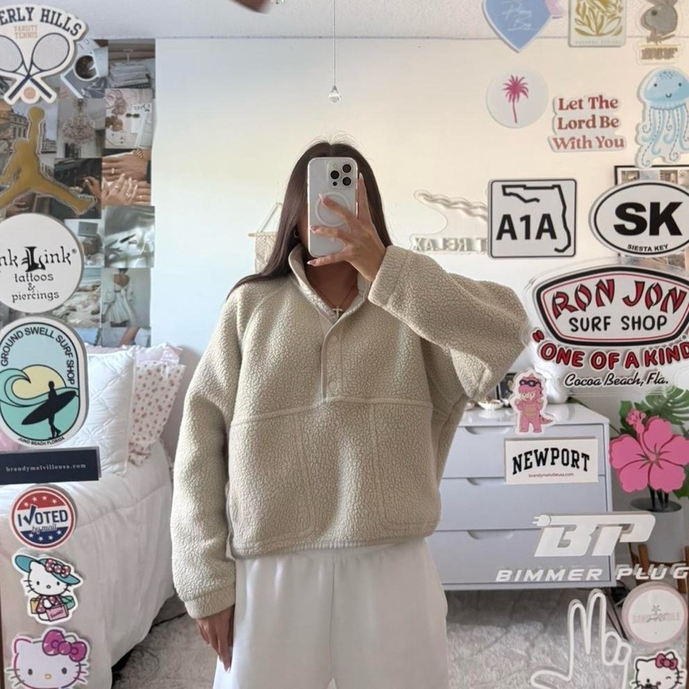 Cream Aritzia Polartec Thermal Pro Snowbank Jacket - Picture 3 of 8
